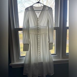 White Silk Dress